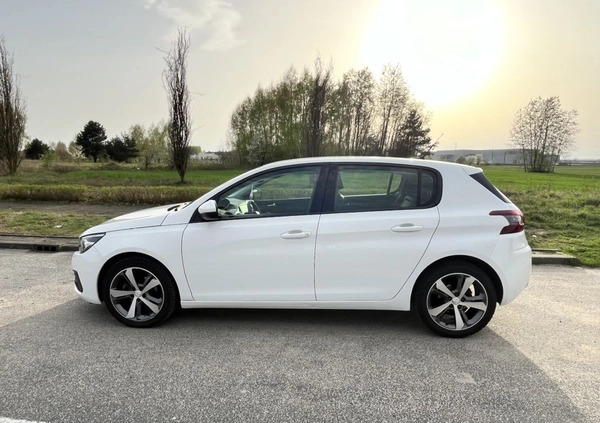 Peugeot 308 cena 48500 przebieg: 98000, rok produkcji 2018 z Iława małe 106